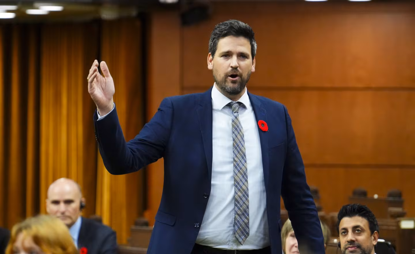 Minister of Justice Sean Fraser responds to a question in the House of Commons in Ottawa on Friday, Nov. 7, 2025. THE CANADIAN PRESS/Sean Kilpatrick (Sean Kilpatrick)